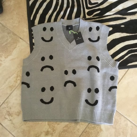 Lazy Oaf Sweaters - Lazy Oaf UNISEX vest size XL New